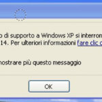 windows xp fine supporto